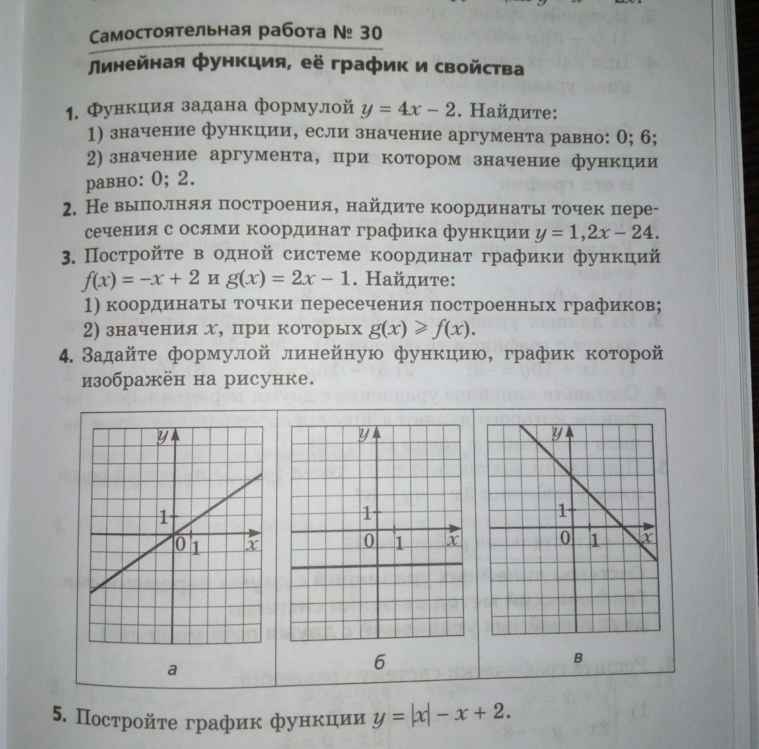 Работа по графику функции 7 класс. Линейная функция самостоятельная работа. График линейной функции самостоятельная. Линейная функция свойства и график. Линейная функция и её график 7 класс.