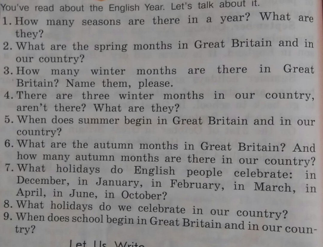 Прошел год на английском. Ответ на вопрос how many. How many Seasons are there in a year. 1)How many Seasons are there in a year?.
