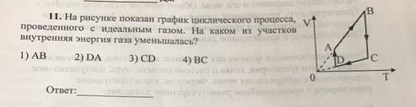 На рисунках изображены графики циклических процессов