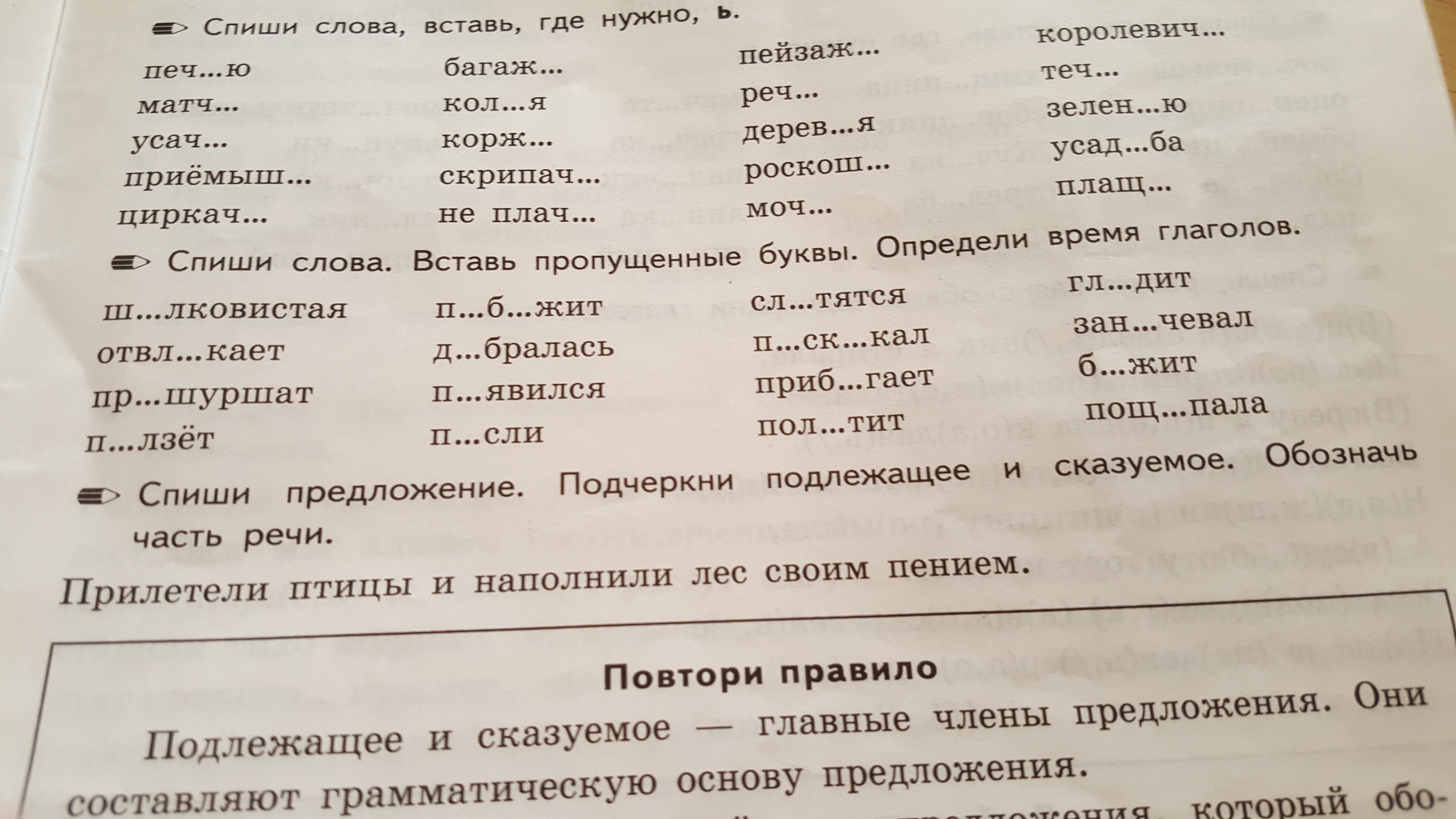 Спиши слова определи. Пропущенные буквы. Спиши слова. Спиши слова вставь. Вставить пропущенные буквы определить время глагола.