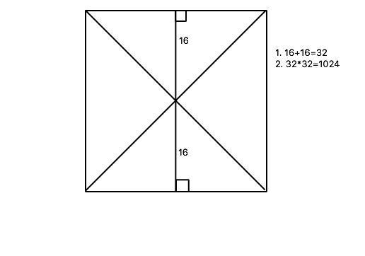 Диагональ квадрата равна 9 2