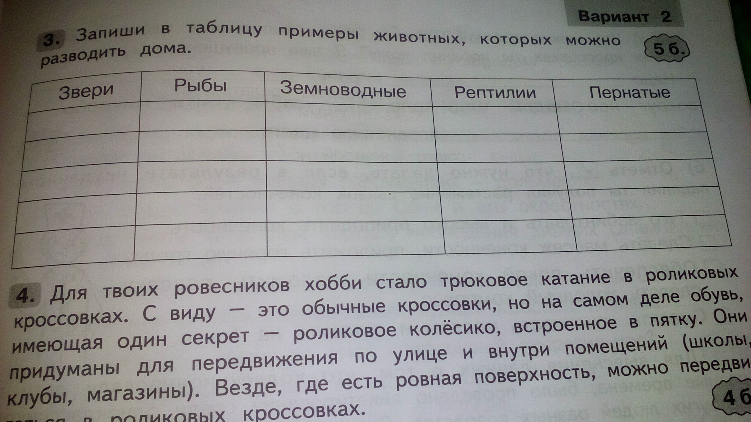 Примеры разного использования домашних животных заполни