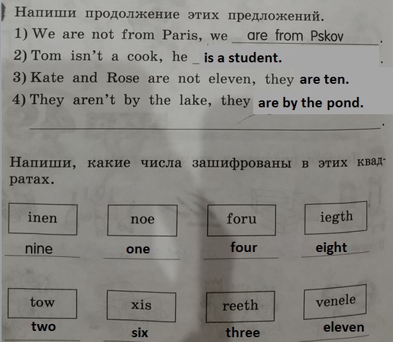 Were you from перевод на русский. Напиши продолжение этих предложений. Предложения с they are. Напиши какие числа зашифрованы в этих квадратах. Как переводится they are.