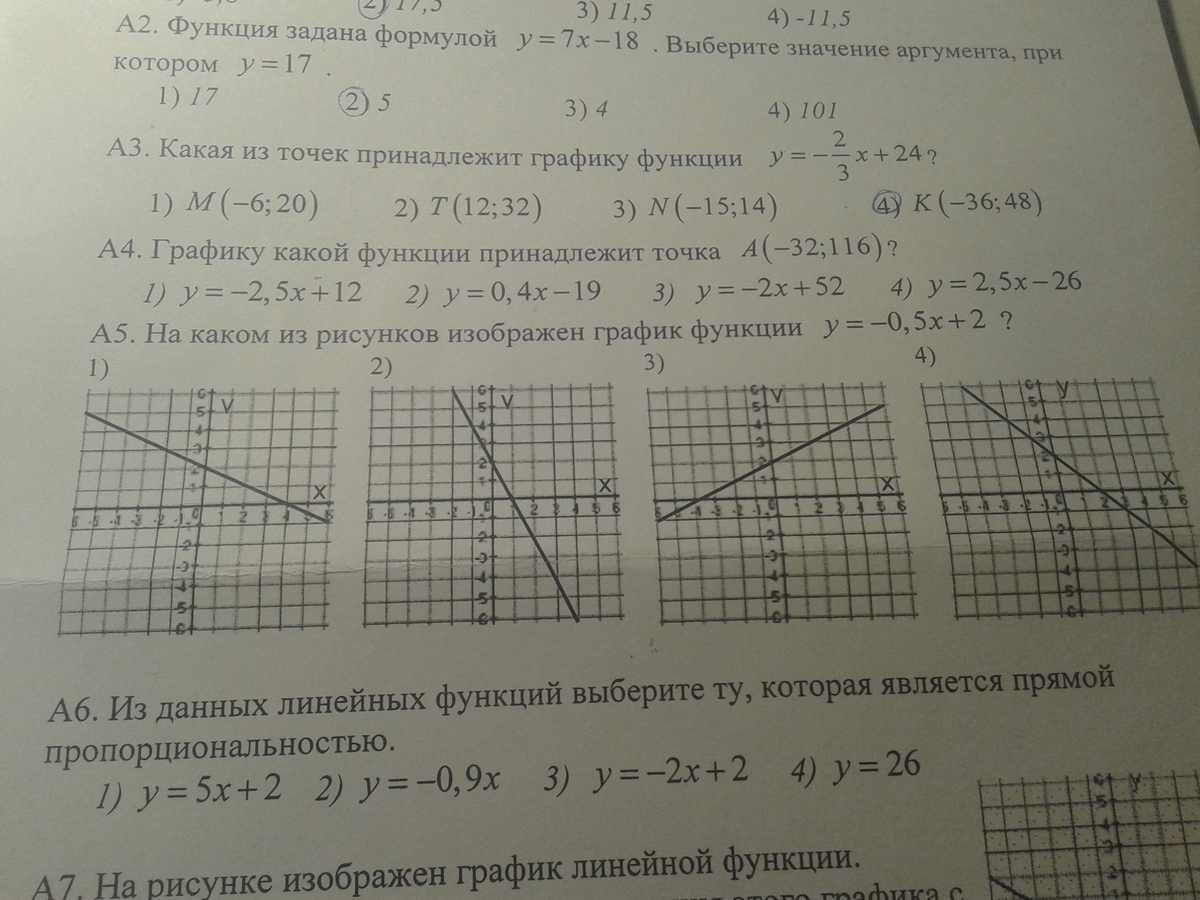 На рисунке изображены графики 5x 13