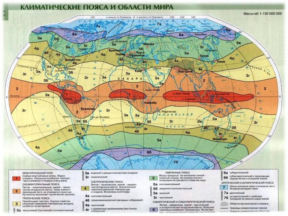 Расставьте подписи на изображении субэкваториальный субтропический субарктический субантарктический