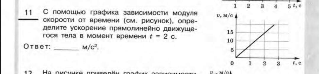 По графику зависимости представленному на рисунке 4 определите ускорение прямолинейно движущегося