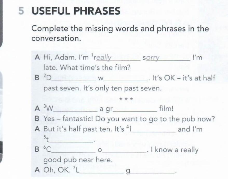 Complete the phrases with s or. Complete the conversation with the phrases in a. Complete the phrases Candy perform go on Pool ответы. Spotlight 7 Test 09 use the Words phrases to complete.