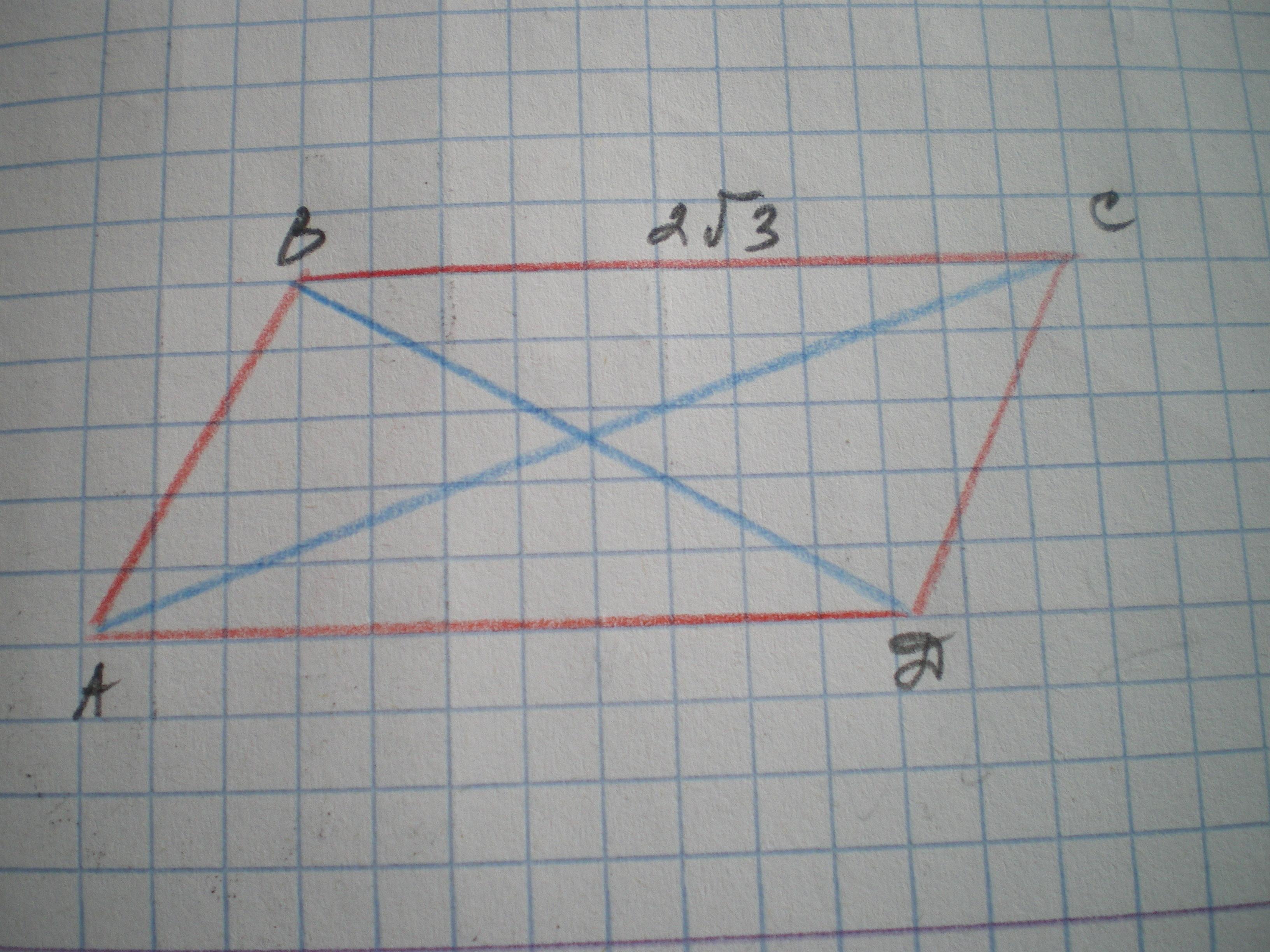 Начертите какой нибудь. Диагонали параллелограмма. Параллелограмм см.