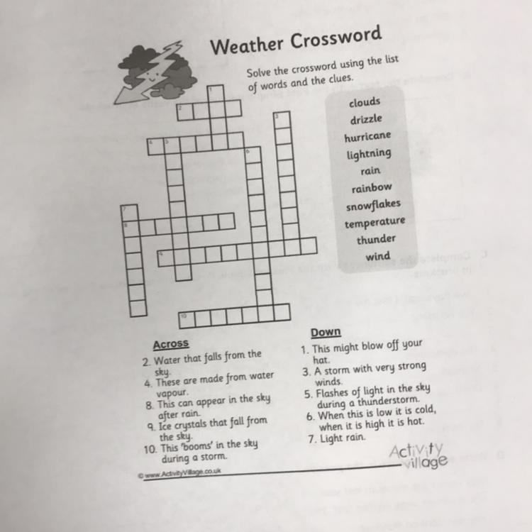 Плохая погода кроссворд. Complete the crossword using the clues below. Not yet resolved crossword clue. Find 14 Words on the topic weather in the crossword Puzzle and give their Russian equivalents.