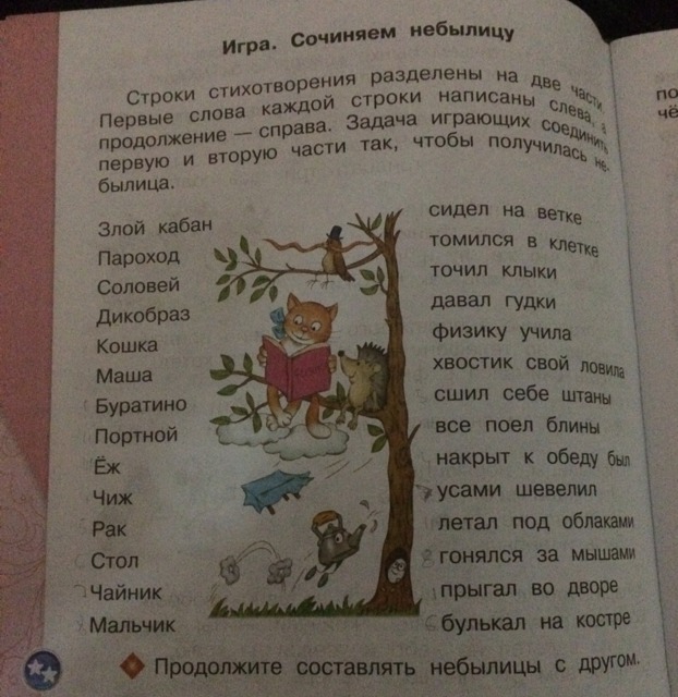 Продолжить составить. Придумать небылицу. Сочинение небылица.