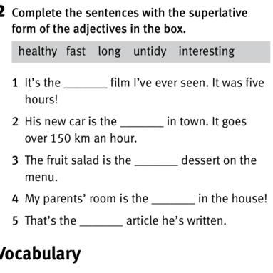 New superlative form. Sentences for Superlative form. Loud Superlative form.