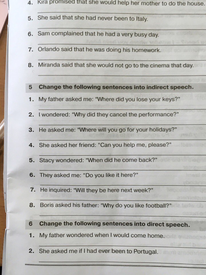 Direct indirect reported speech. Write the following sentences into reported speech ответы. Reported speech тест. Change the following sentences into direct speech. The following sentences are direct speech.