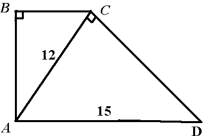 В трапеции abcd ad 5. BC перпендикулярно ab в трапеции. Основа трапеции BC+ab=12. Диагонали прямоугольной трапеции 9 класс геометрия. Вс перпендикулярно аб в трапеции.