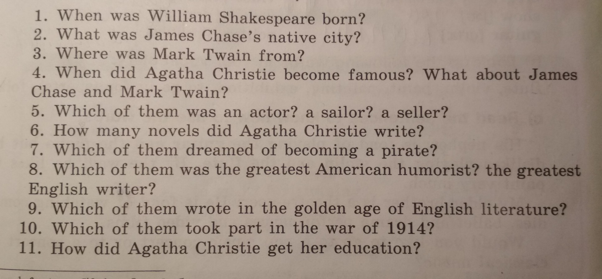 When was William Shakespeare born ответ на вопросы. When was Anka born ответить на вопросы. Answer the questions when was William Shakespeare born what was James. Вставьте артикли и переведите на русский William Shakespeare Greatest English.