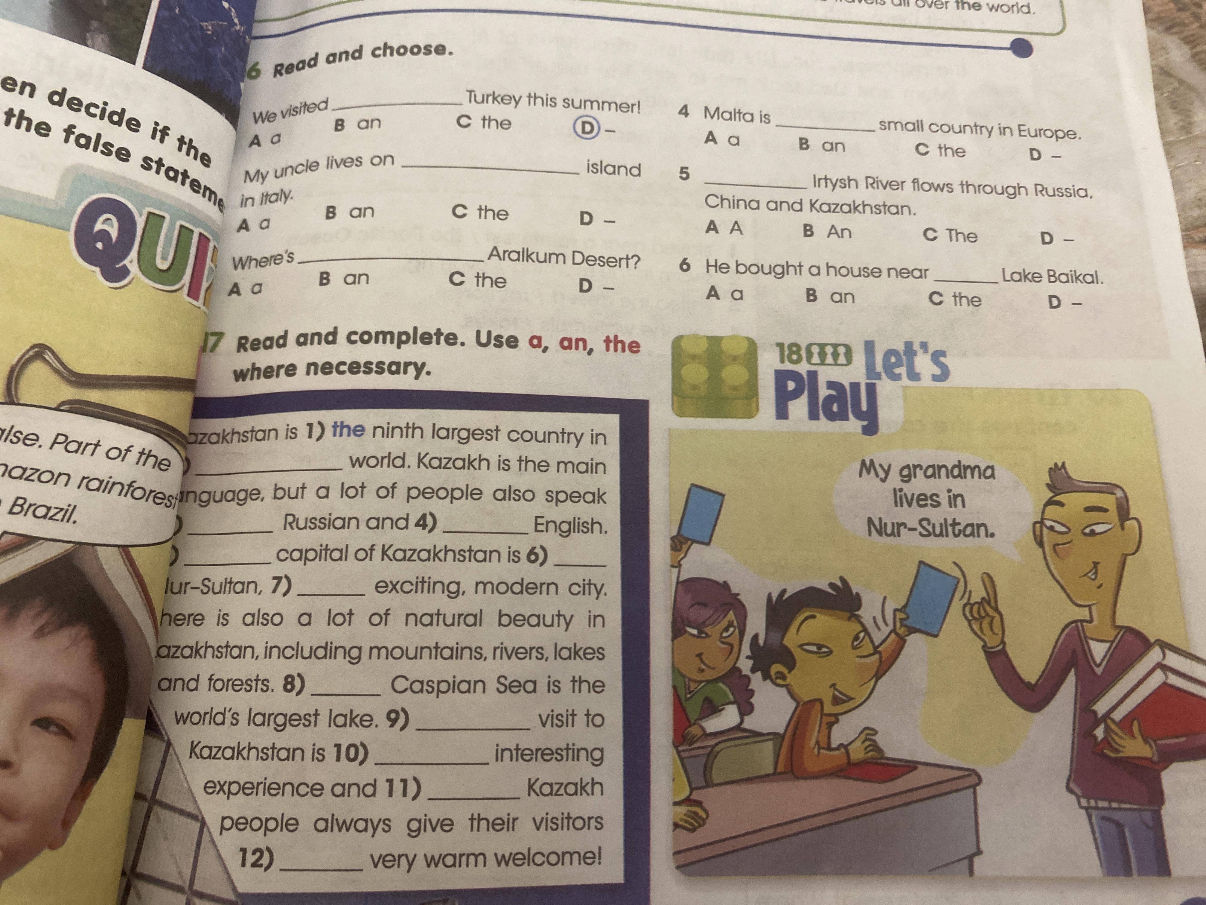 Read and complete use the our. Read and complete use the our