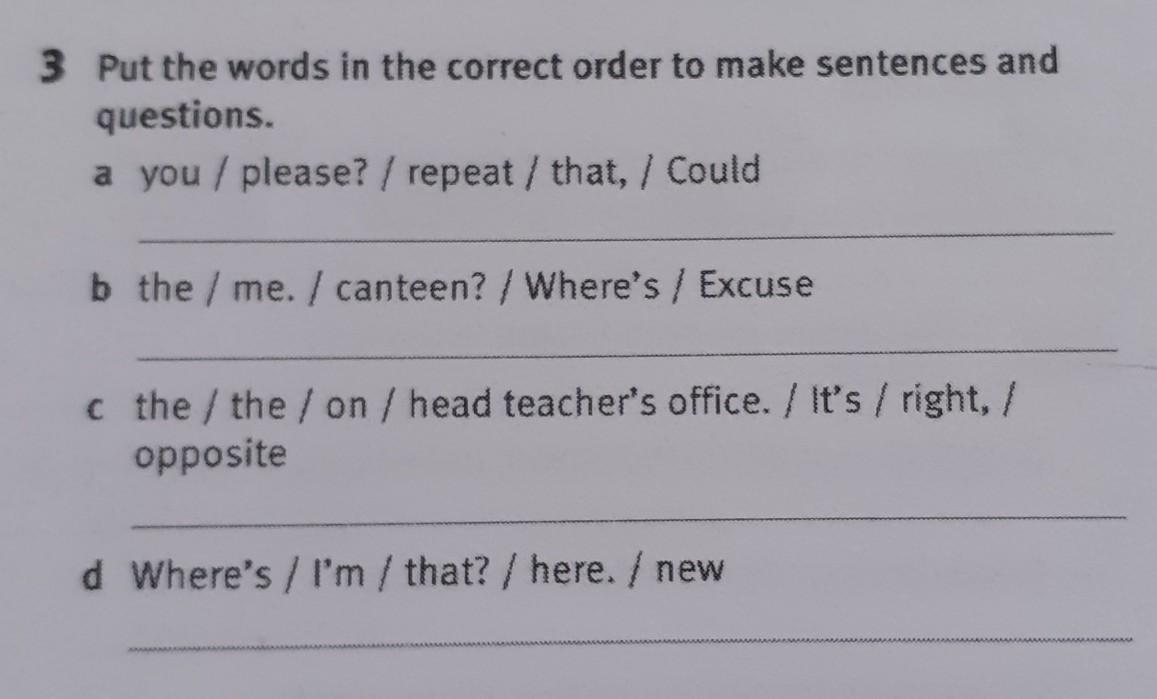 Make sentence with words. Make sentence with words