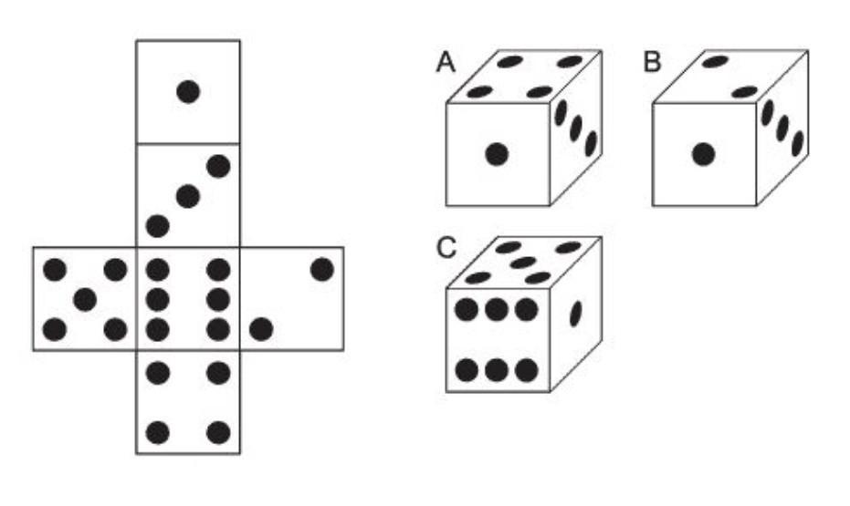 На рисунке показаны игральный. Развертка Куба задачи. Игральный кубик развертка. Задания на развертку Куба. Развертка кубика задания.