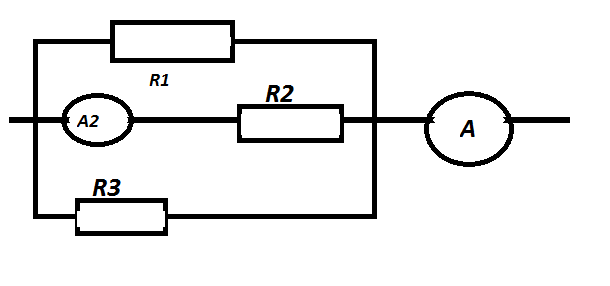 Определить показания амперметра и сопротивление r1