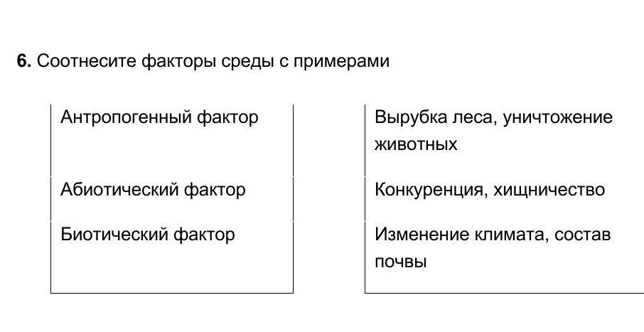 Конкуренция какой фактор среды. Вырубка фактор среды.