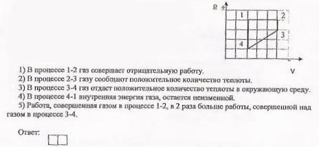 Два моля идеального одноатомного газа совершают процесс график которого изображен на рисунке 200 600