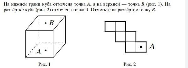 На рисунке изображена развертка куба определите какой буквой обозначена верхняя грань