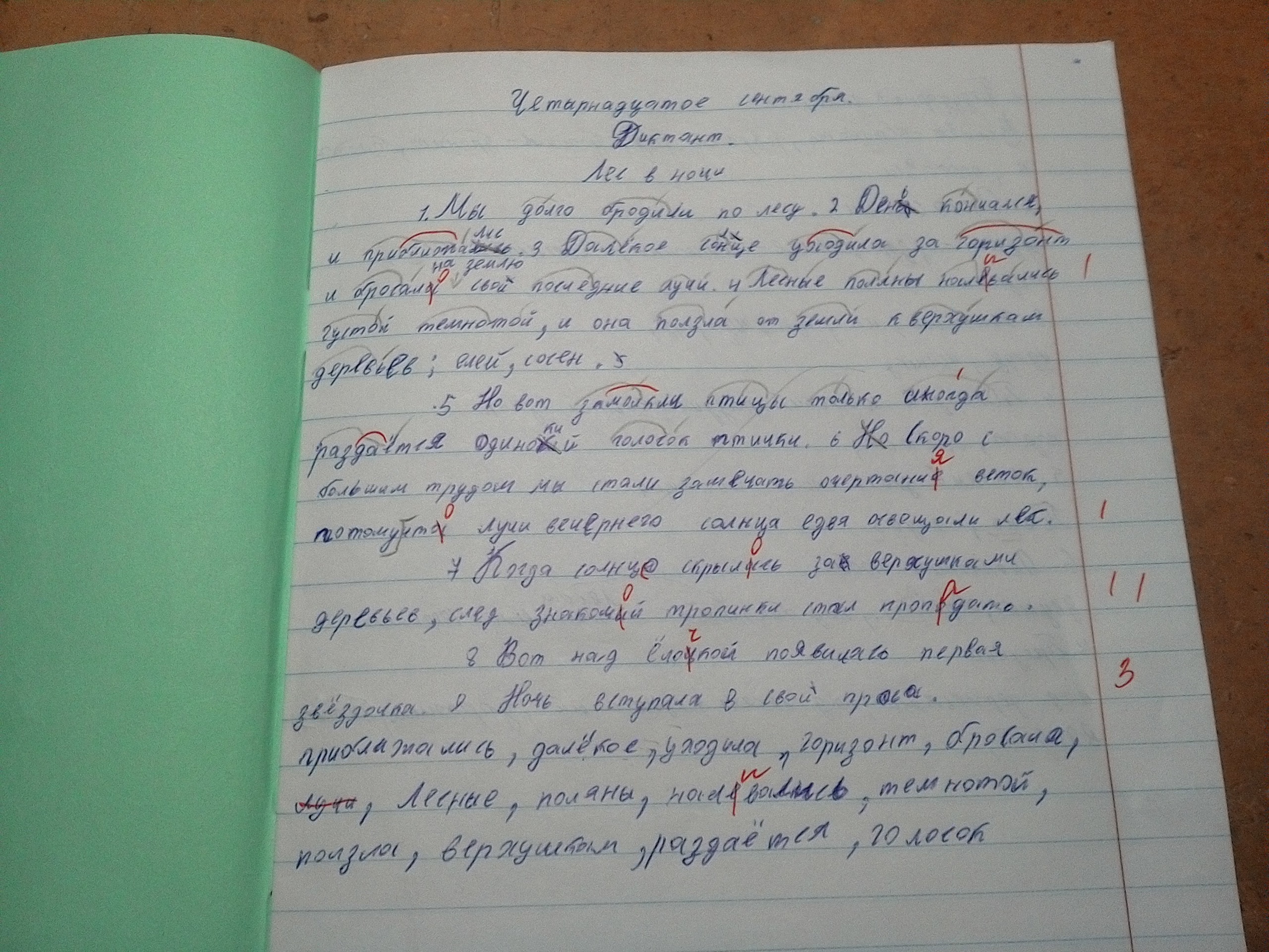 Работа над ошибками по русскому 1 класс образец