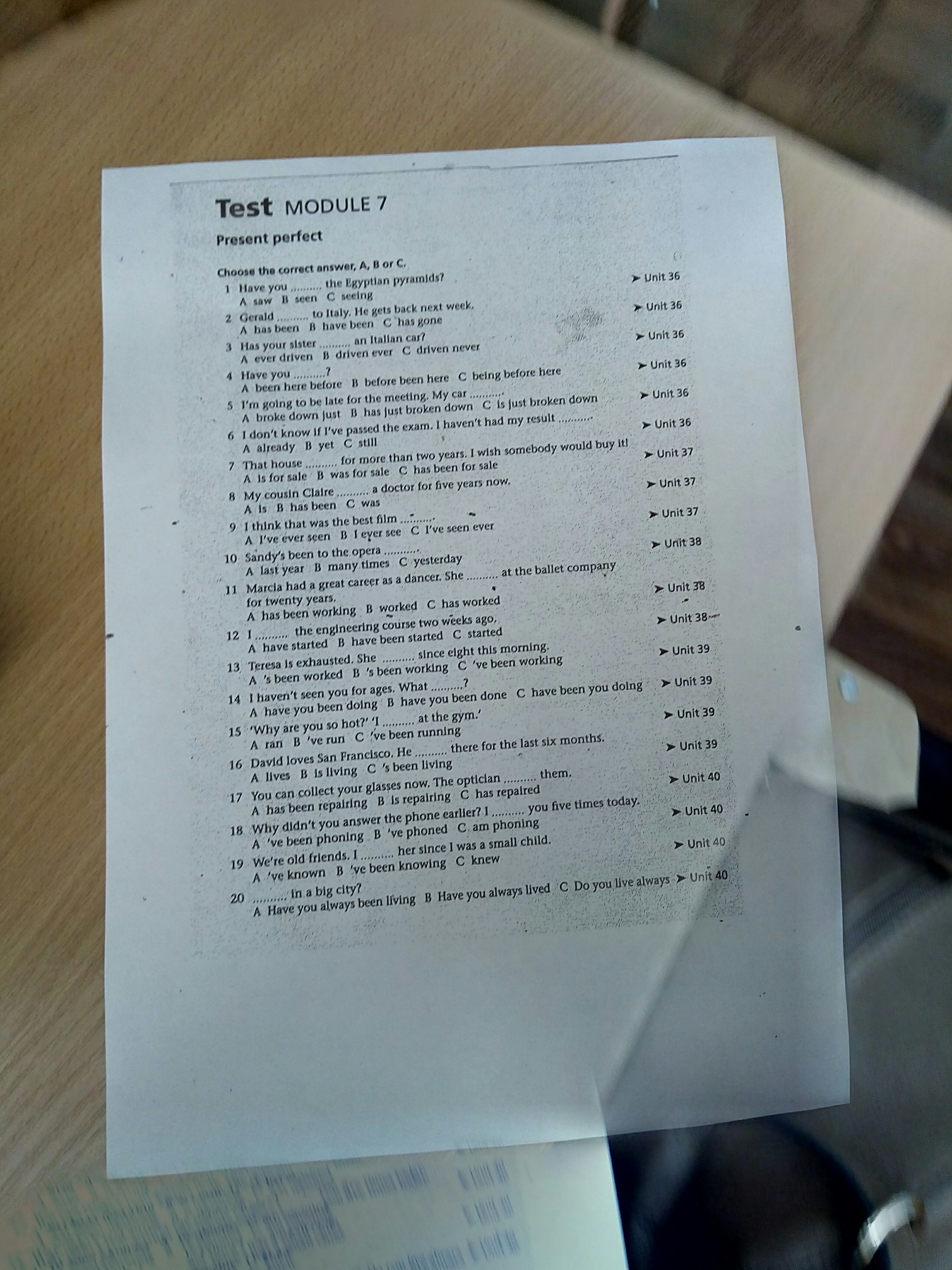 Тест 8 b модуль 8. Test Module 7 present perfect ответы choose the correct answer a,b,c. Choose the correct answer тест 9 класс. Test Module 8 Future forms. Final Tests choose the correct answer.
