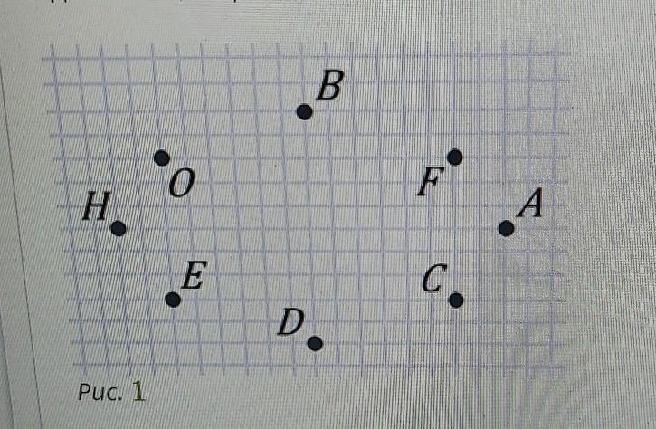 На рисунке изображено 8 точек