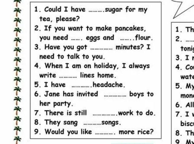 A an some упражнения 5 класс. A an some упражнения 5 класс
