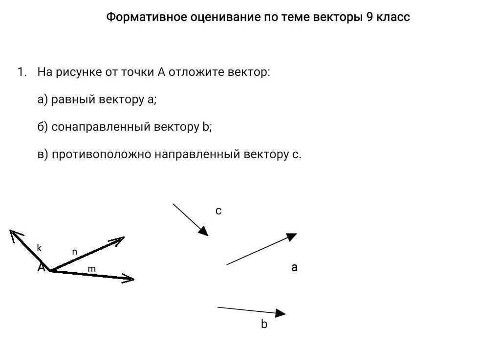 3 равных вектора. Отложить вектор от точки. На рисунке от точки а отложите вектор а равный вектору а. Противоположно направленный вектор рисунок. От точки б отложите вектор равный вектору б.