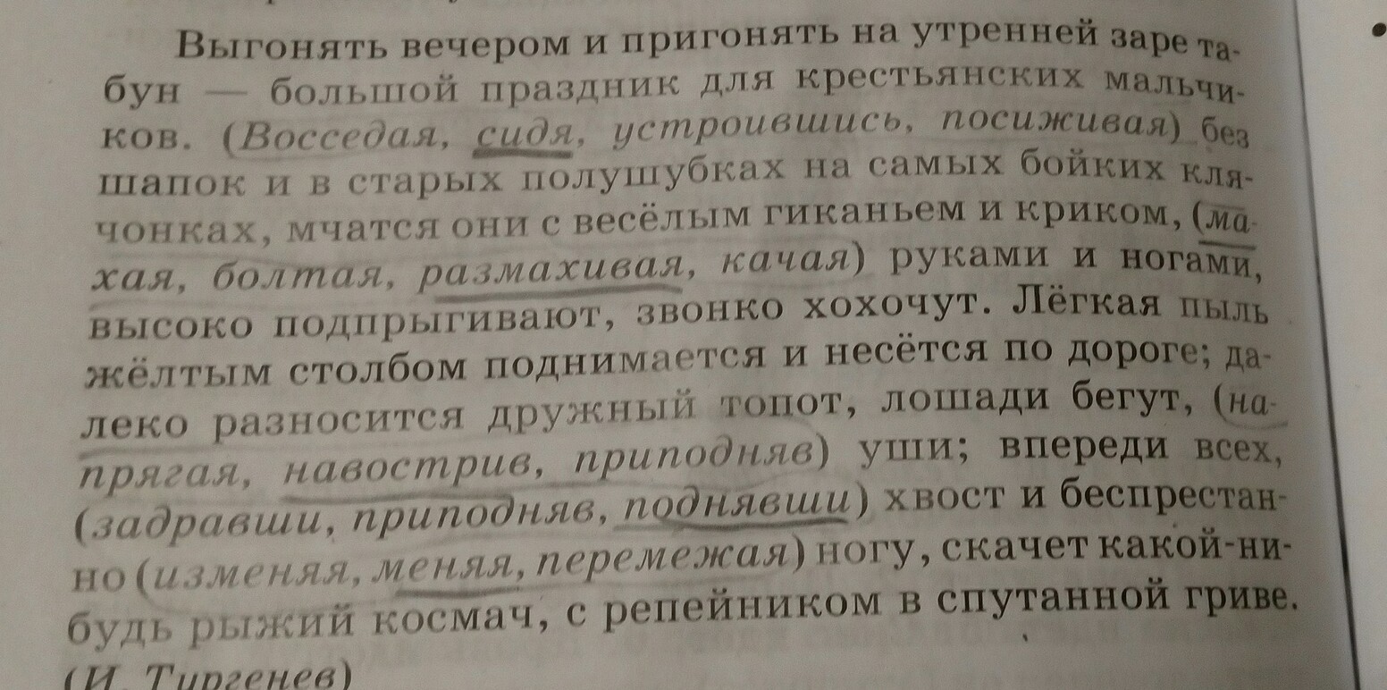 Табун выгоняют вечером а пригоняют на утренней заре схема предложения