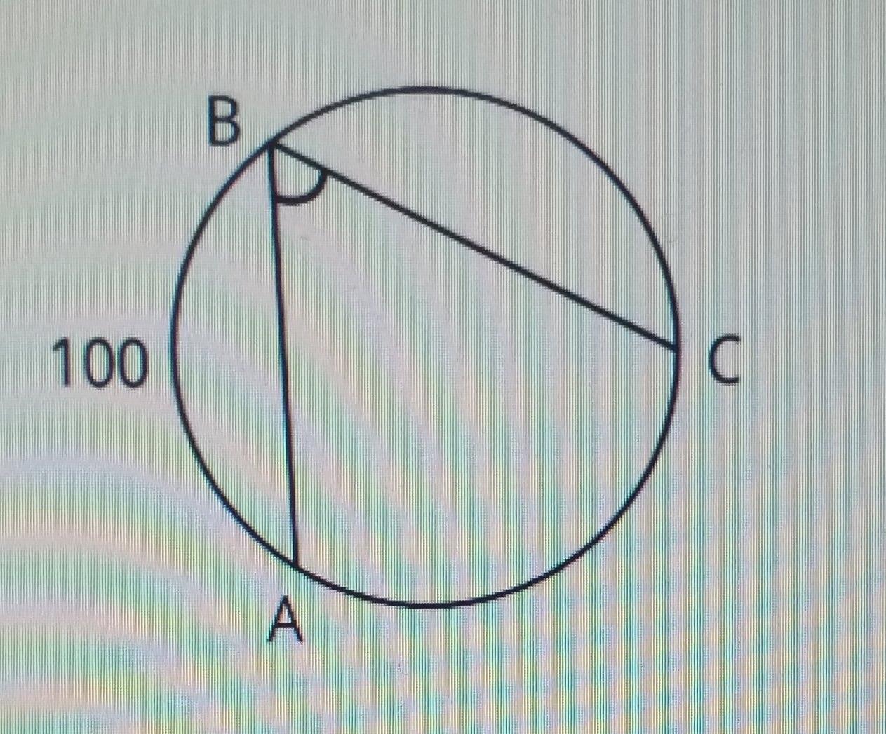 Abc 70. Дуга равна 100 градусов. 100 Градусов на окружности. На окружности ФИС отмечены точки. На окружности отмечены точки ВНД угол ВНД равен 70.
