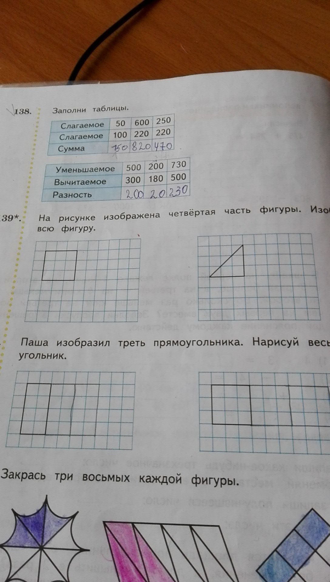 На чертеже 1 4 часть фигуры