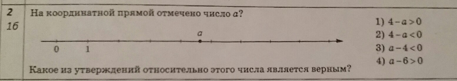 Какое утверждение относительно числа является верным