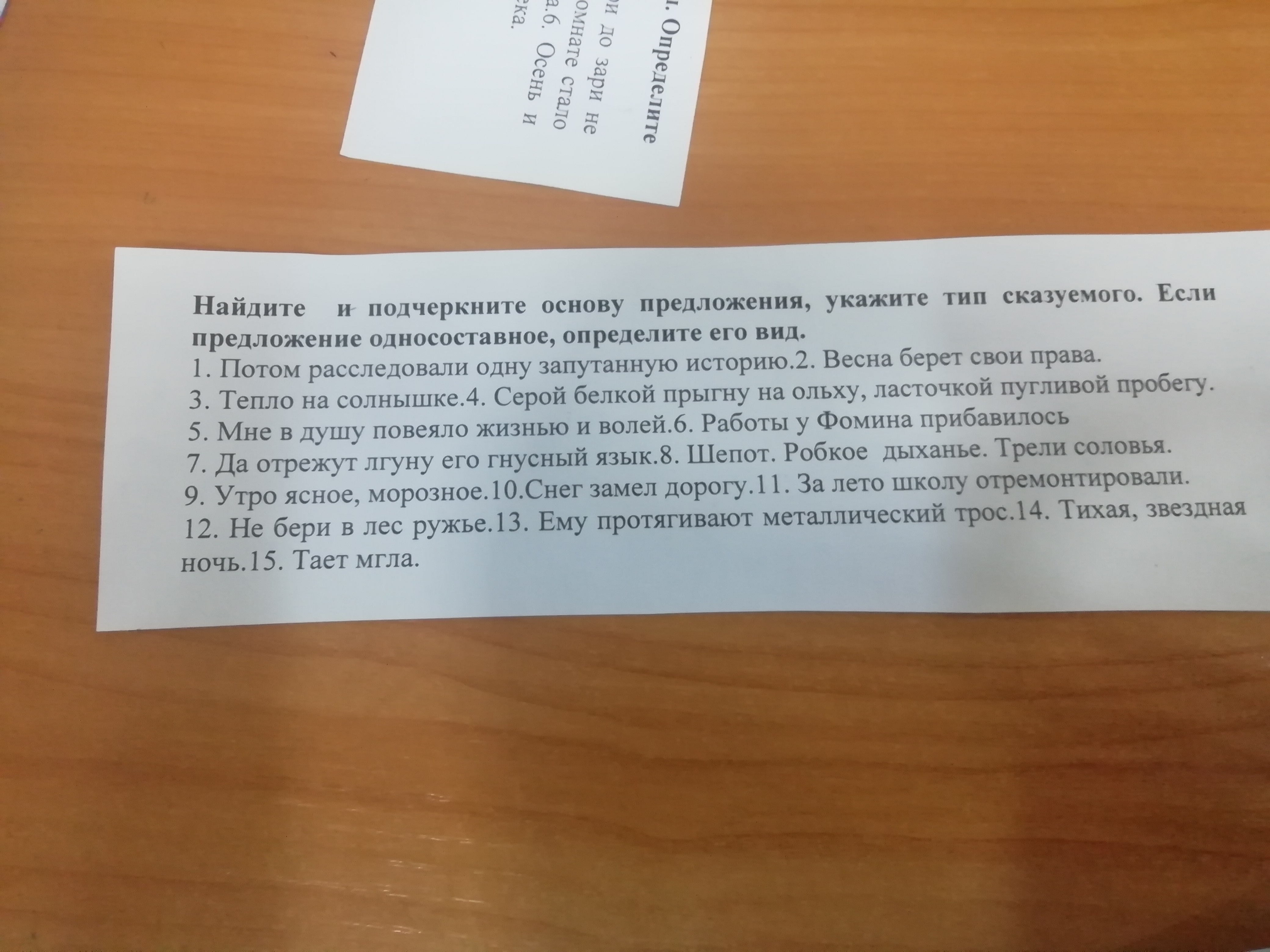 Спишите расставьте знаки препинания постройте схемы предложений везде был отрадный дремотный лес