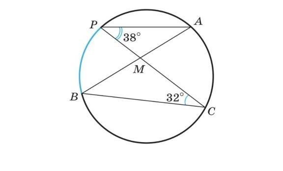 38 углов. На рисунке угол АРМ 38 угол ВСМ 32 Найдите угол АМР. Угол 38 градусов. На рисунке угол ФБР 61.Найдите угол ФТР окружности.