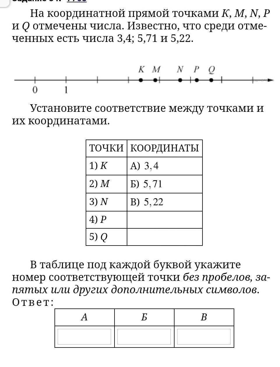 На координатной прямой отмечено число р