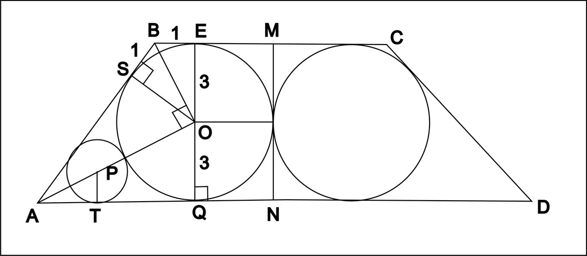 Вписаны несколько. Две окружности вписанные в трапецию. 2 Окружности вписанные в трапецию. Две окружности в трапеции. В трапецию выписаны две окружности.