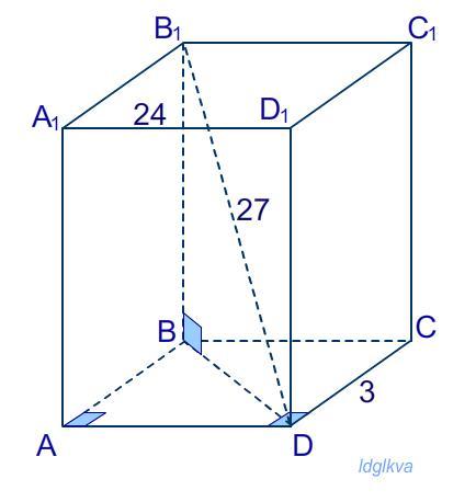 Прямоугольном параллелепипеде abcda1b1c1d1 известны длины ребер