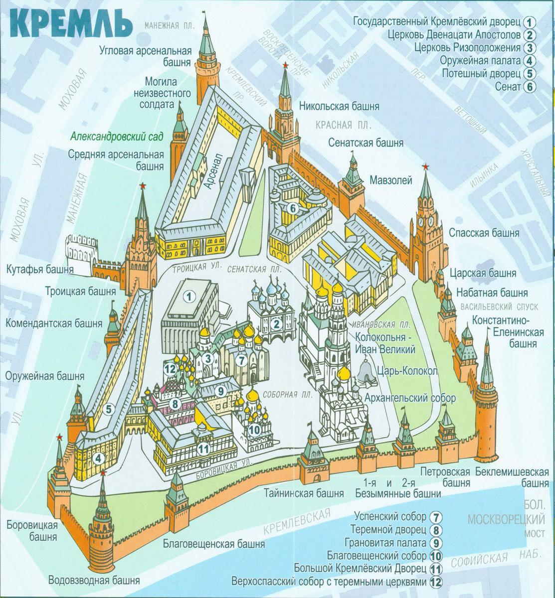 Кутафья башня московского кремля на схеме окружающий мир 2 класс