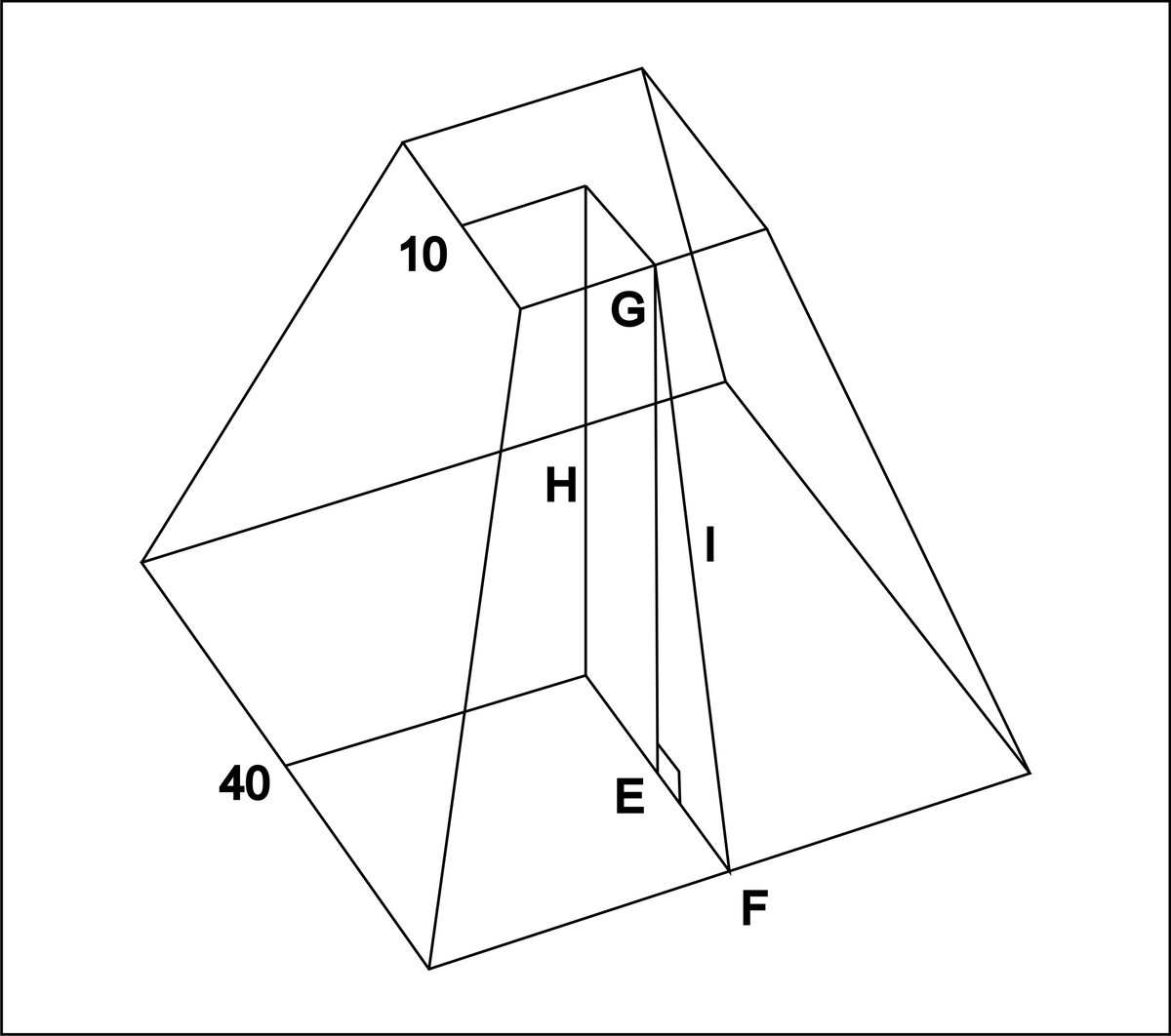 Правильная усеченная четырехугольная пирамида