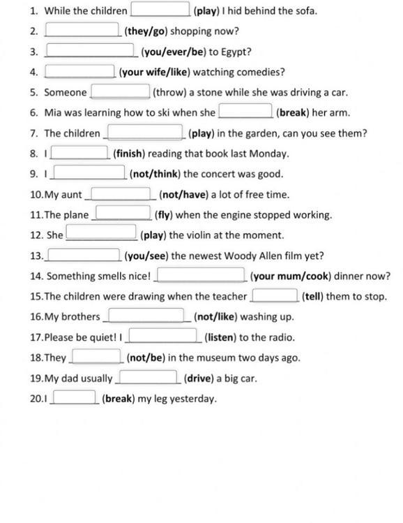 Complete the sentence with the appropriate. Complete the sentence with the appropriate