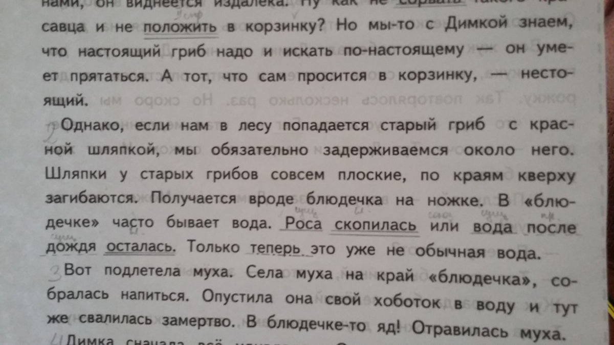 Текст 2 абзаца. Закрась желтым карандашом те строчки текста в которых есть звукопись. Второго абзаца два слово в котором звуков больше чем букв. Стр 15 Найди в тексте и закрась желтым карандашом неизменяемое слово. Стр 15 4.1 Найди в тексте и закрась желтым карандашом.