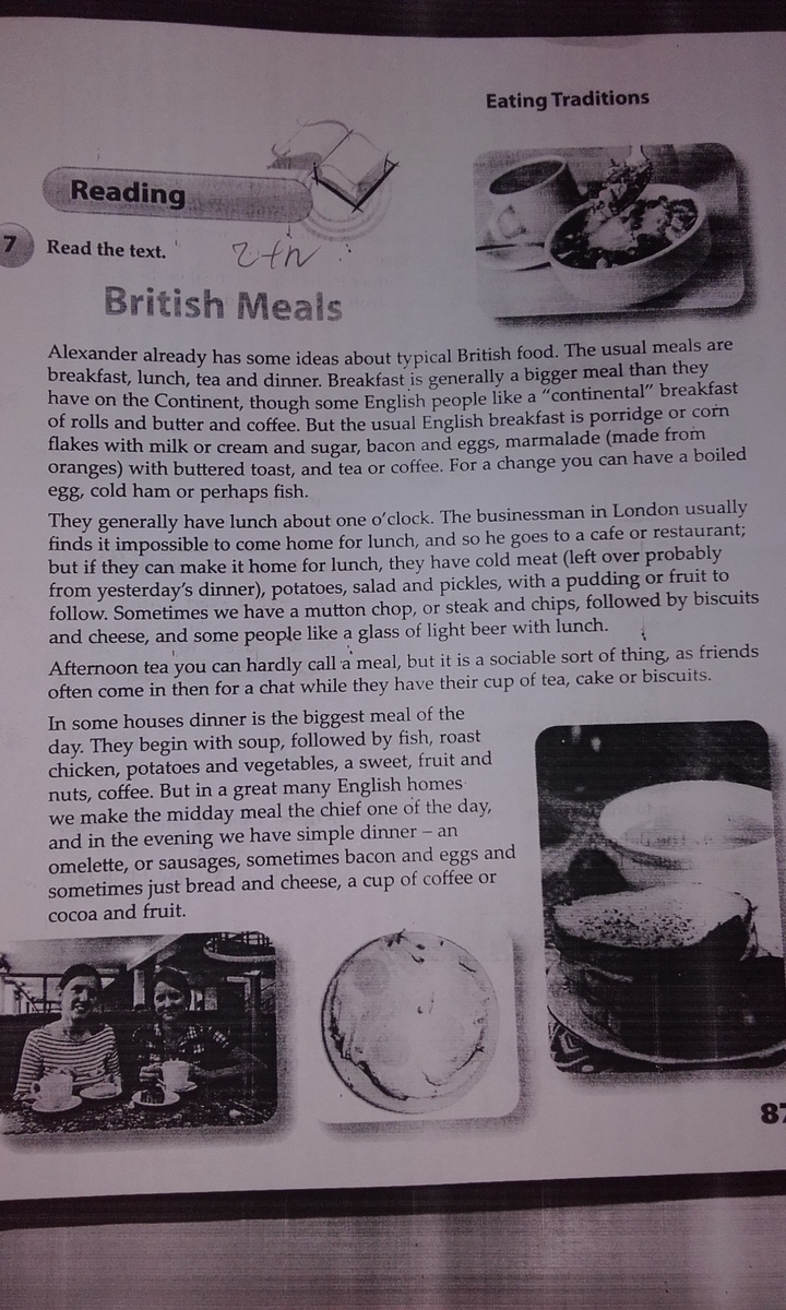 British meals текст. British meals учебник. British meals Alexander already has some ideas. Read the text British meals.