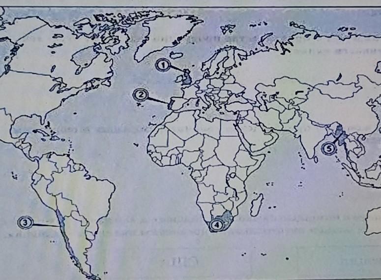 Определите какие края показаны на карте цифрами. Определить страны изображённые на рисунке. Определи, какие края показаны на карте цифрами:.