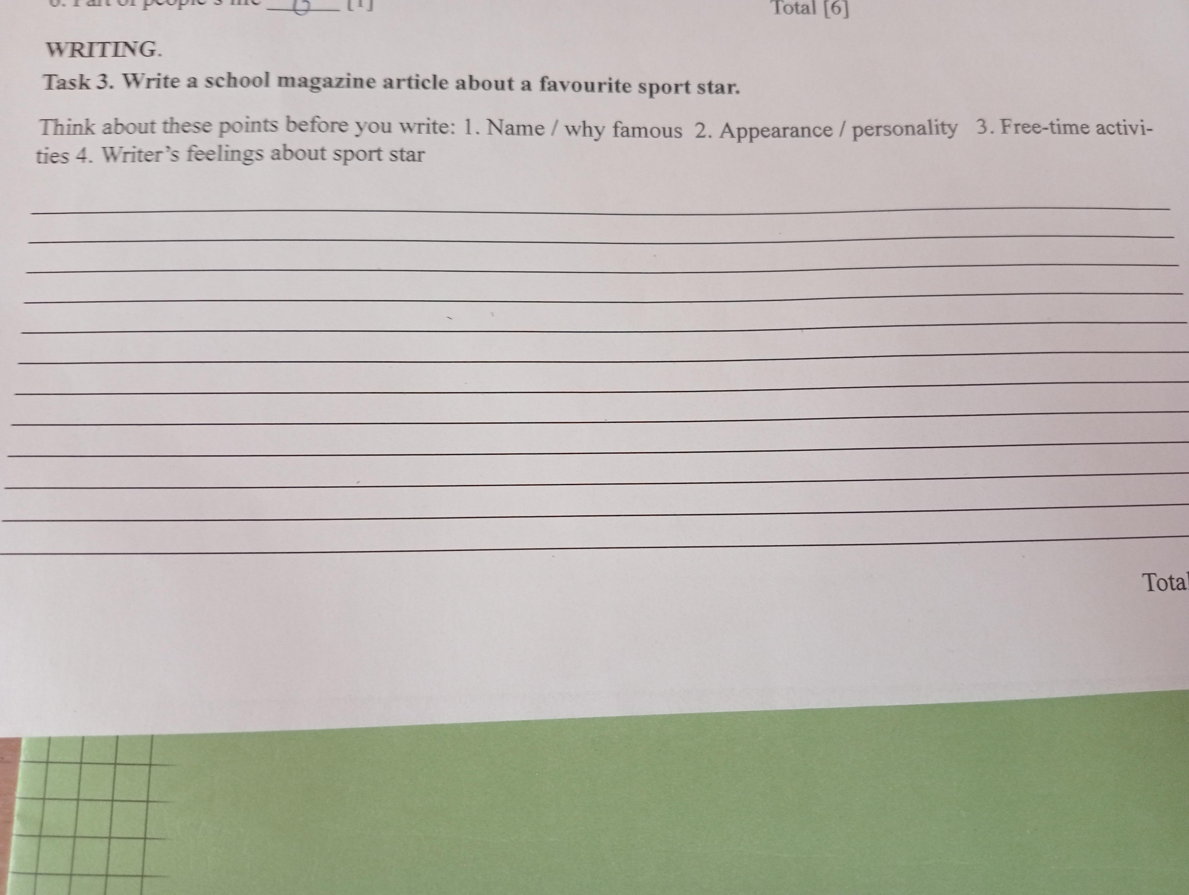 Task 3 write the jobs. Write a short article about the place where you Live for an International School Magazine 60-80.