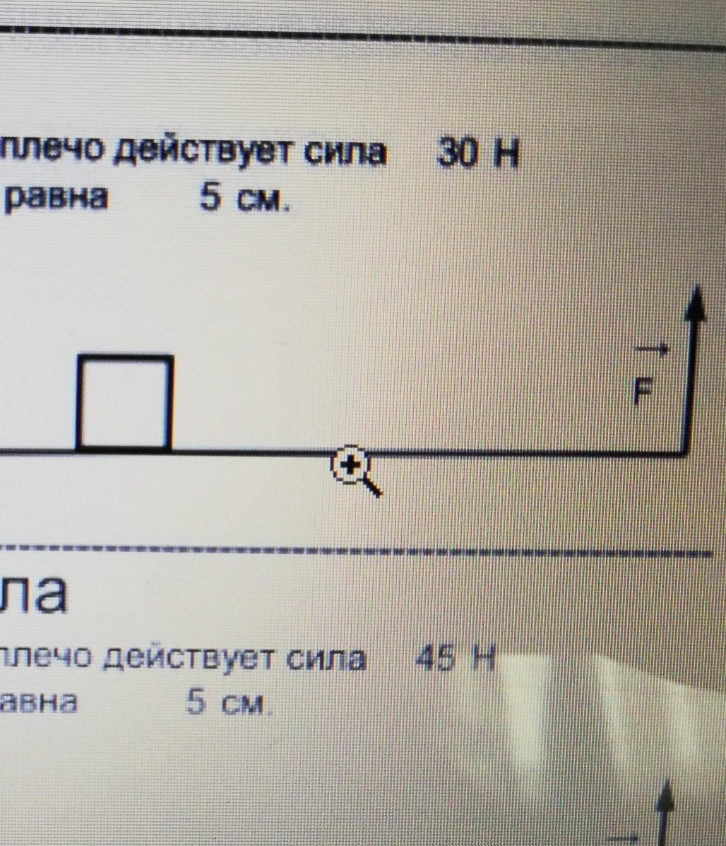 На правое плечо рычага изображенного на рисунке действует сила равная