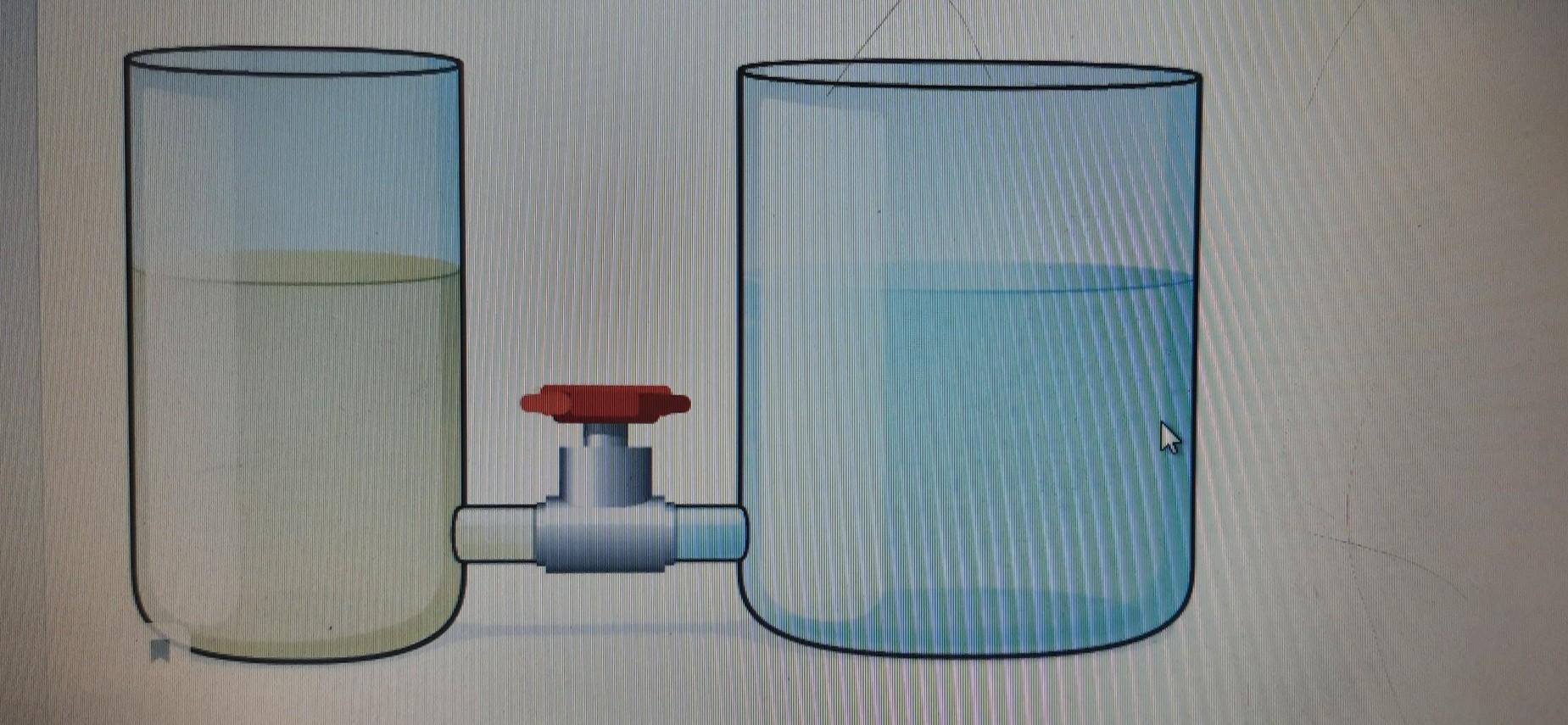 Переливания жидкости в сосудах. Выпрямление пленки при одинаковом уровне воды в трубке и в сосуде. 2 Сосуда наполнены до. Два сосуда наполнены до одинакового уровня. 2 Сосуда наполнены до одинакового уровня.