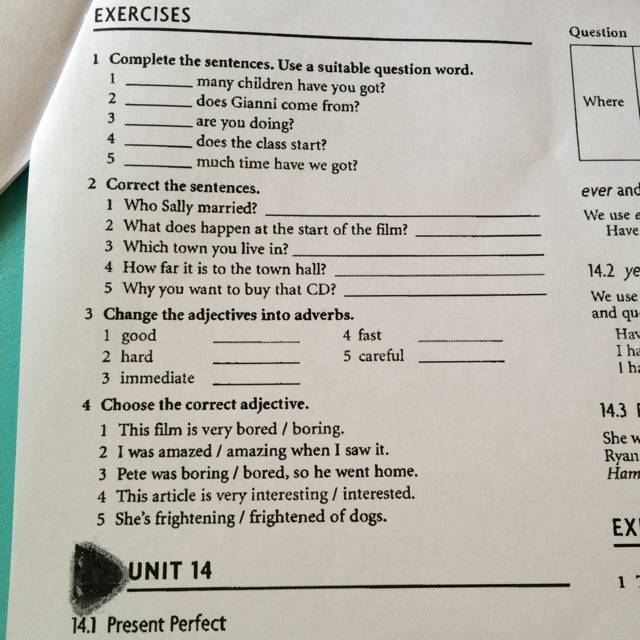 Suitable question. Suitable question. Suitable question. Suitable question. Fill on the gaps with question words.