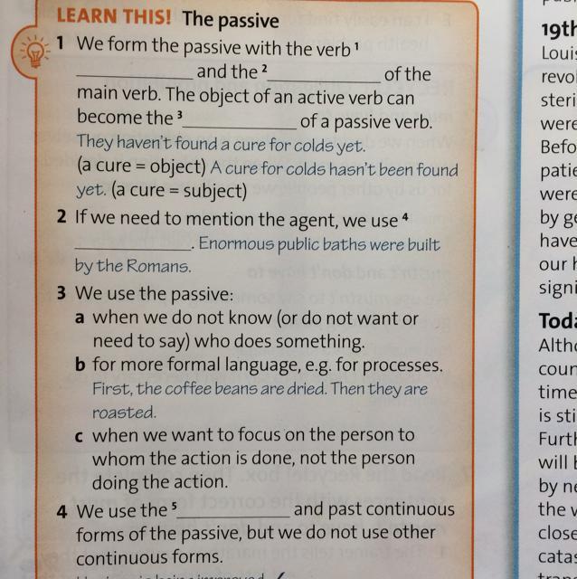 The passive 1 2. Passive 1.